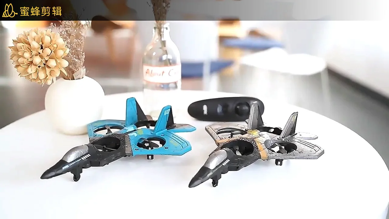 Rc Remote Control Airplane 2.4g 6ch Remote Control V17 Fighter Hobby