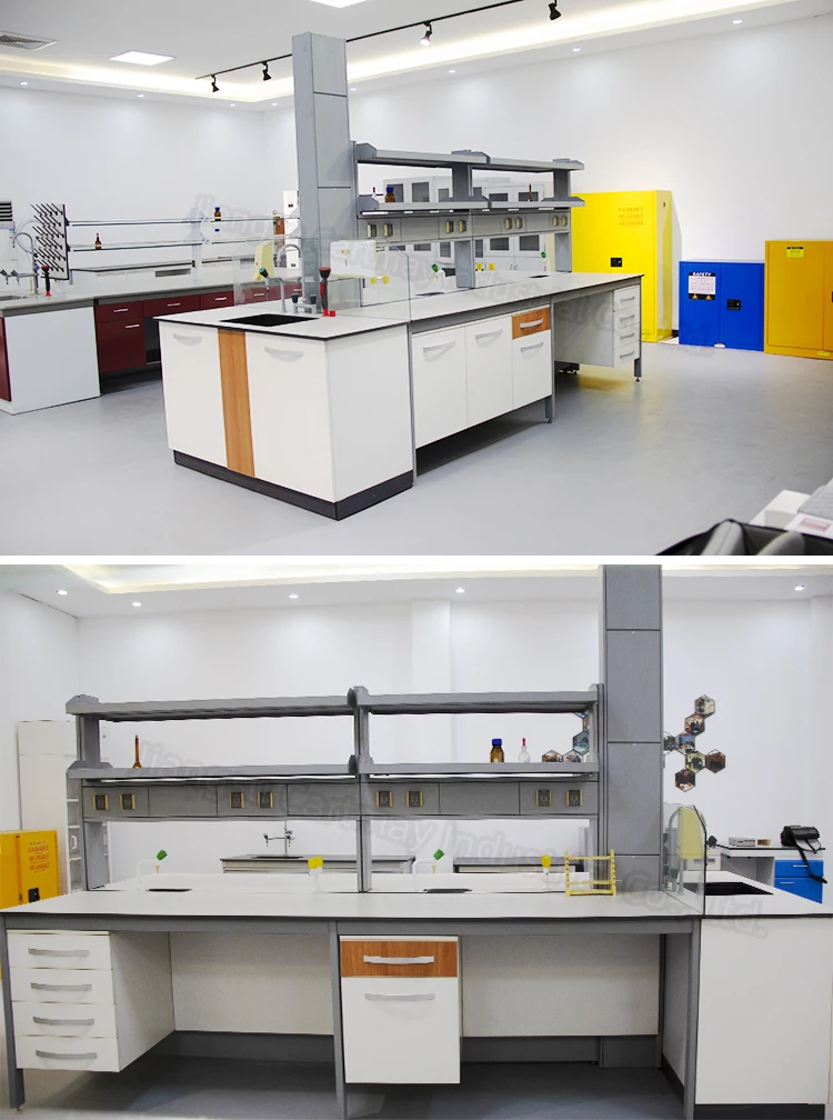 Factory Classroom Laboratory Furniture Bench Tops Lab Table Stainless