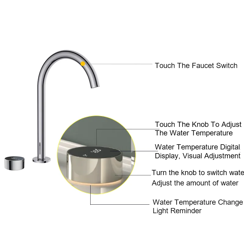 AXENT Automatic Tap Smart Sink Faucet Touch Sensor Water Mixer
