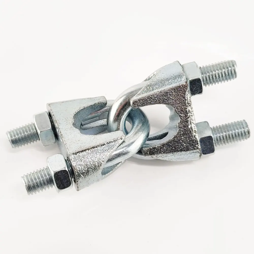 Electric Galvanized US Standard Malleable Wire Rope Clip 5/16 Wire Rope End Fittings U Shape Clamp