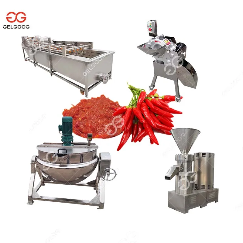 Hot Sale Automatic Chili Sauce Cooking Mixer Grinding Machine Pepper