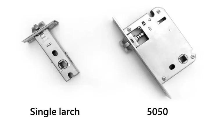 Умный рычаг дома отпечатков пальцев дверные ручки цифровой PIN-код карты Дверной замок с сенсорным экраном