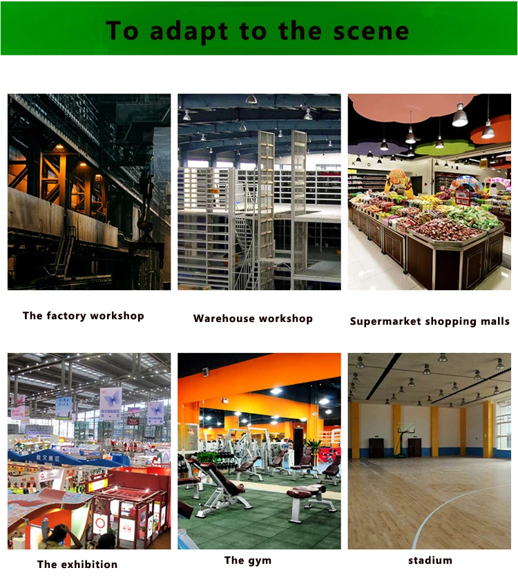 Aluminum LED High Bay Light Super Brightness 100W 150W 200W Commercial High Bay Light Fixture