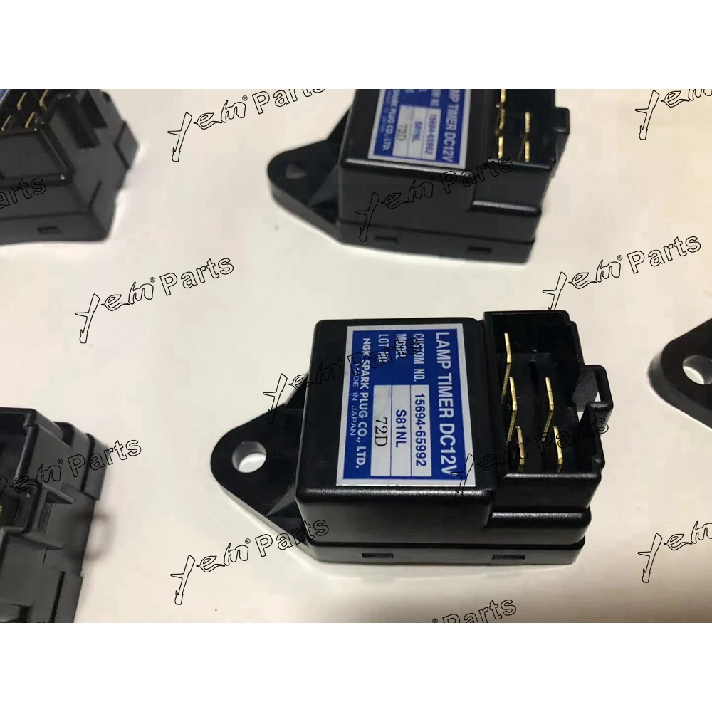 Relay 15694-65992 for Kubota Dump Truck Generator Set Marine Diesel Engine Parts