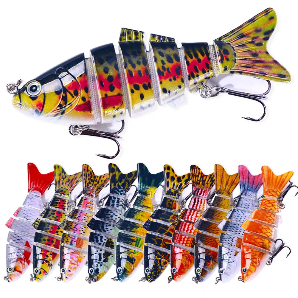 6 jointed section fishing lure PCS Bionic Swimming Multi - 2" Swimbaits Slow Sinking Lures - Suitable for All Kinds of Fish Freshwater Saltwater Truscend multi jointed swimbait adopt ultra thin Bucher Custom Jointed 6" DepthRaider