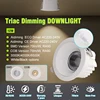 COB White Black Downlight