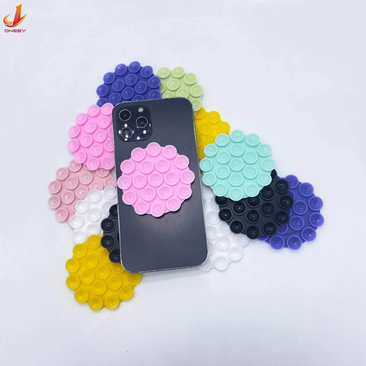 Round Silicone Suction 2023 New Grip Stand Rack Silicone Suction Phone
