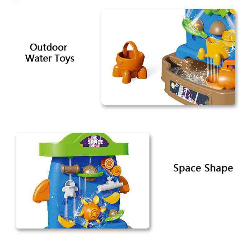 Summer Children Play Water Play Toy Set Bathroom Beach Water Slide