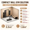 Black  5㎡ HOME GYM SETUP