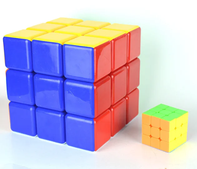 NEW Professional Smooth Magic Cube Blue Puzzle Toy 3x3x3 for Kids Iq HOT GIFT 