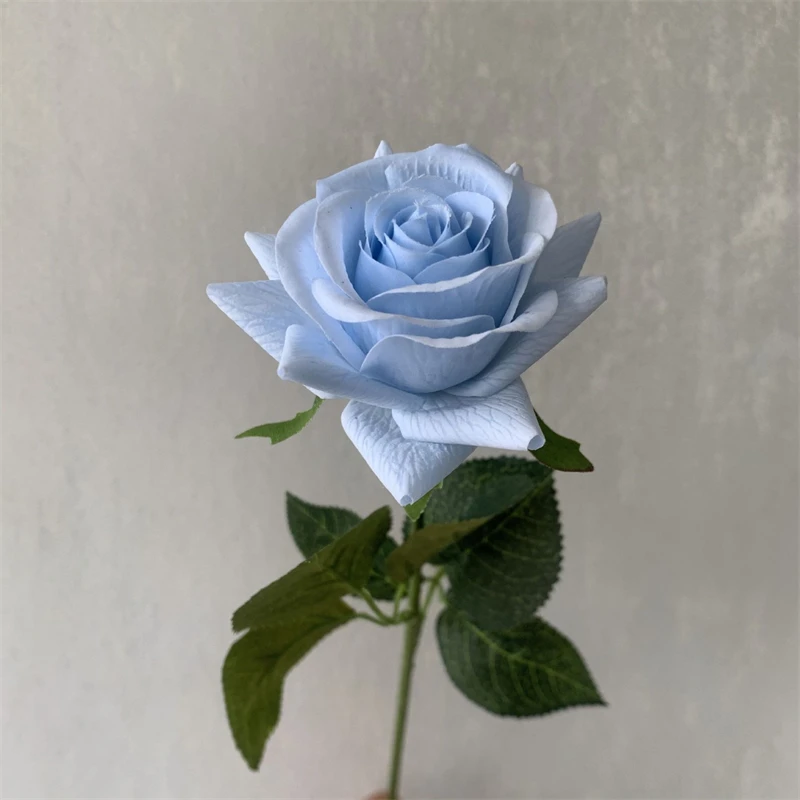 Real Touch Artificial Flower Roses Wedding Decoration Rose Latex Roses