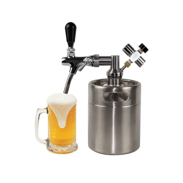 portable beer growler tap for 10L mini keg