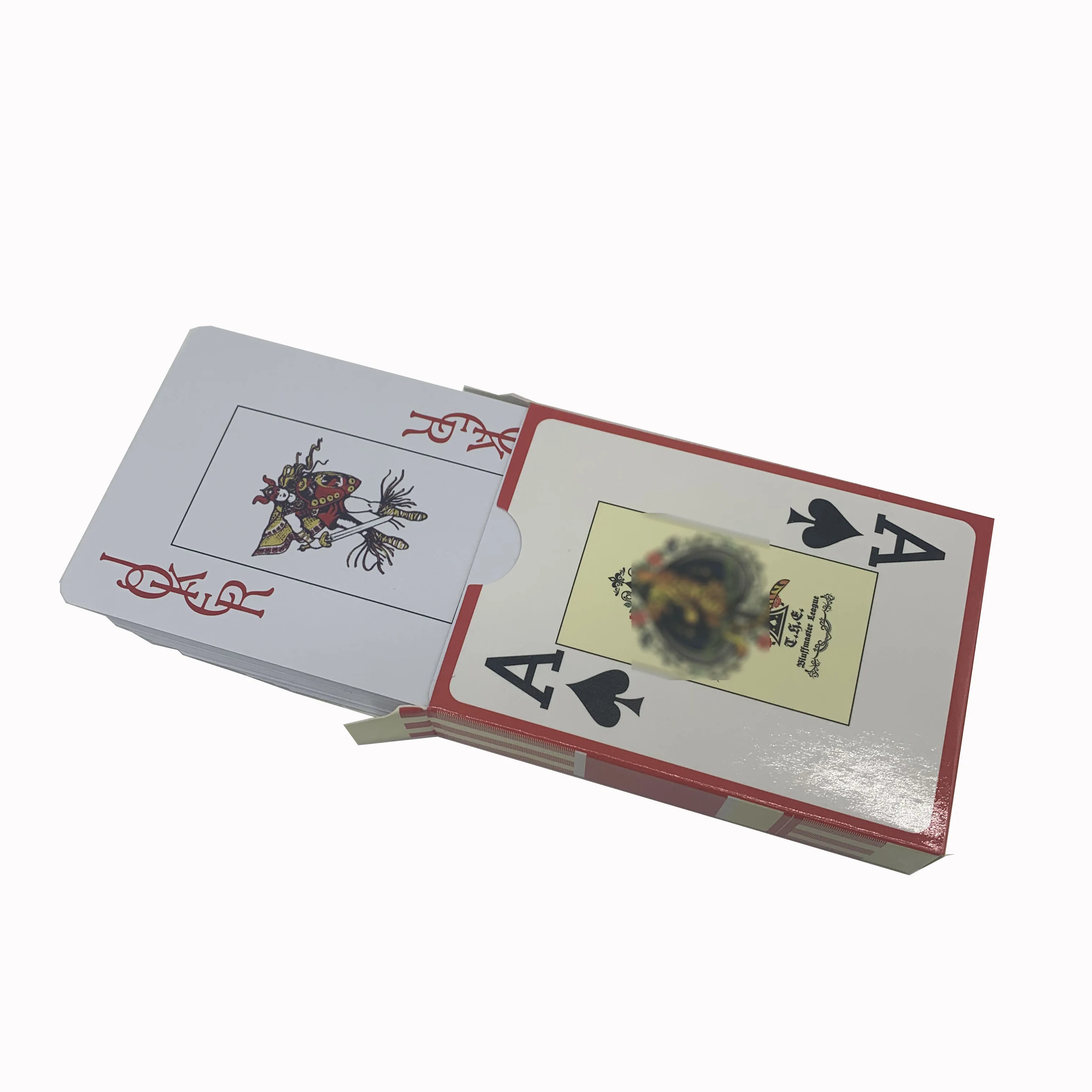 
 Печатные высококачественные игральные карты на заказ, потрясающие карты 300 г/м2 с черным сердечником, покерные карты для казино  