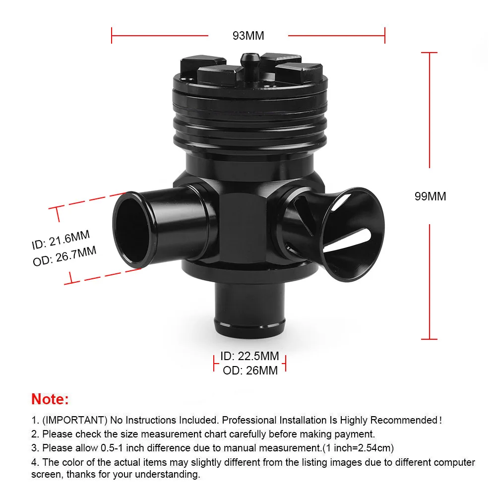 Blow Off Valve S Diverter Turbo Bov Dump Valve Without Logo For