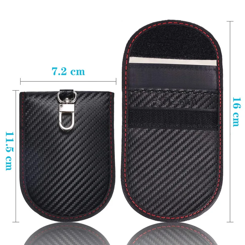 Wholesale Wholesale Custom Logo Leather Rfid Block Pouch Car Key