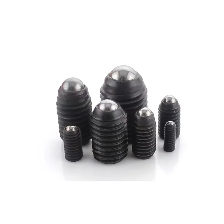 Spring Ball Set Screw M3 M4 Black Oxide Spring Loaded Ball Point Ball