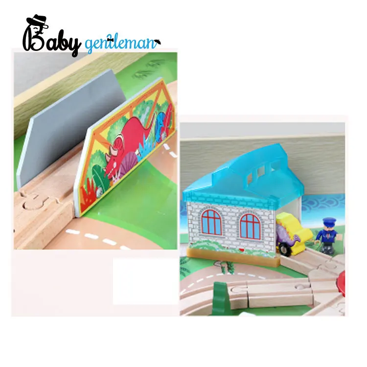 Новый дизайн деревянного поезда с столом