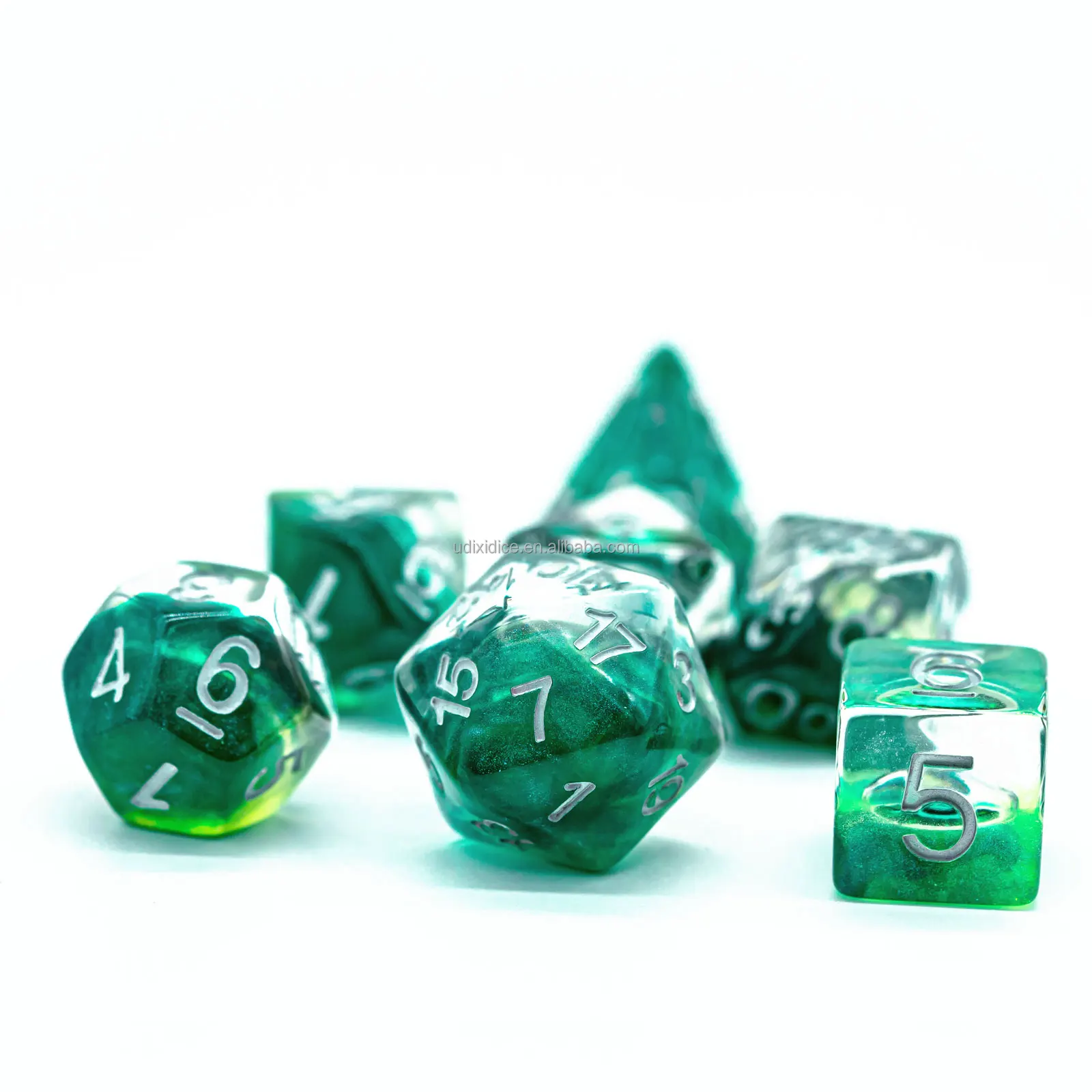 Udixi Plastic Rpg Polyhedral Dungeons And Dragons D&d Resin Custom Logo