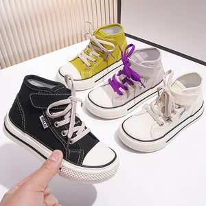 Spring Autumn Kids Outdoor Shoes Casual Sports Baby Girl Boy Canvas Board Shoes Teenager Walking Sneakers