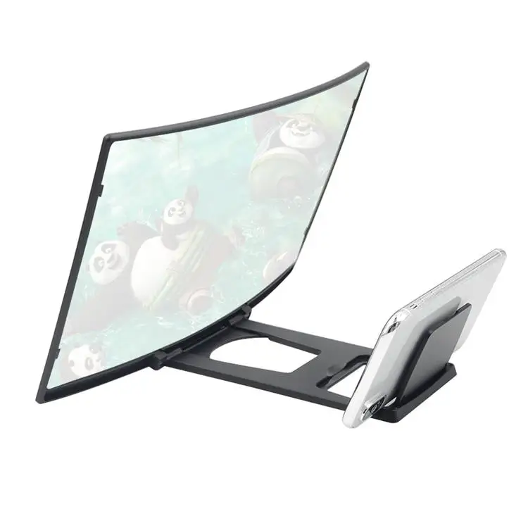 Mobile Phone Screen Amplifier 3D Magnifier 12 Inch Curved HD Movie Amplifier Enlarge Stand