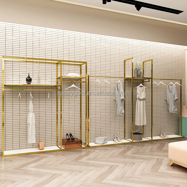 Cloth Display Steel Rack Steel Cloth Display Stand For Shop at Lisa Bazan blog