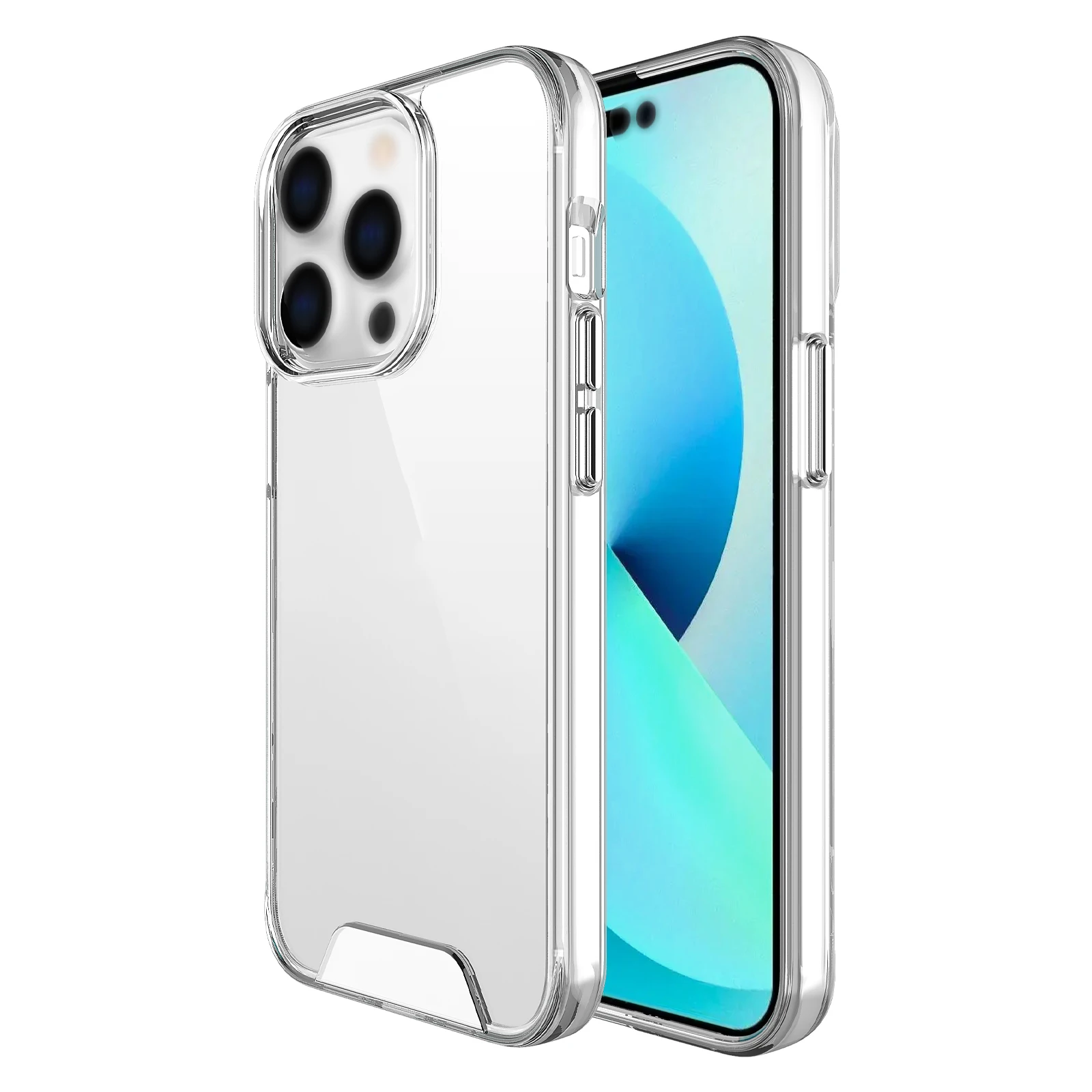 For Apple iPhone 14 Pro Max 15 16 Plus 12 13 Mini Phone Case Hard PC Clear Case Camera Protect Back Cover