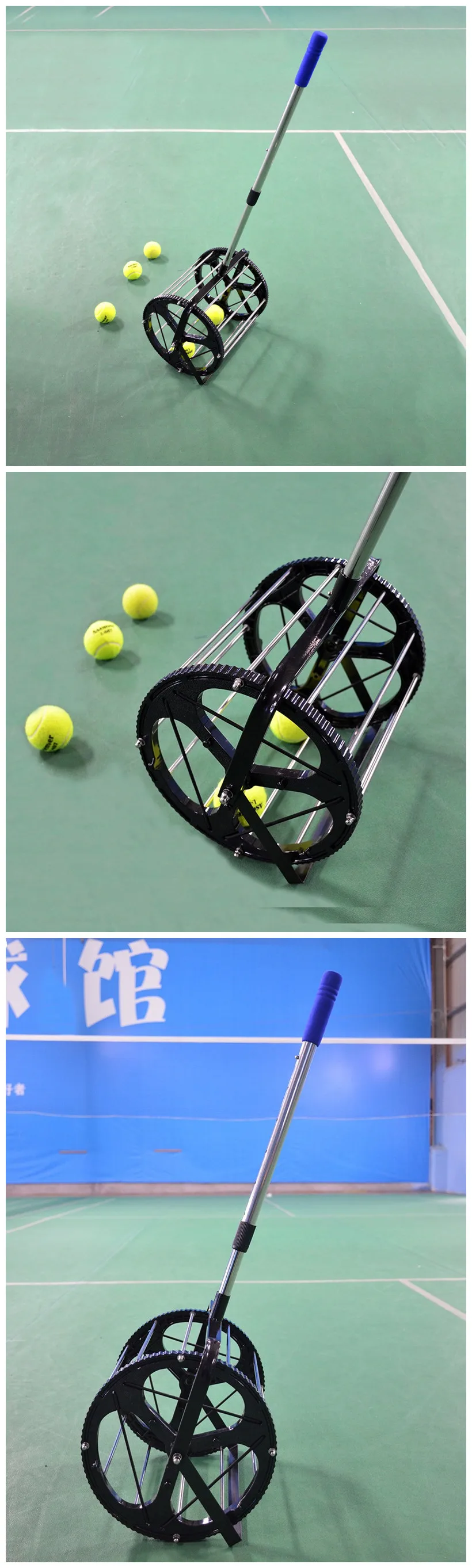 Auto Baseball Softball Ball Collector Professional Receiver Pick Up Training Equipment Tennis Padel Ball Picker supplier