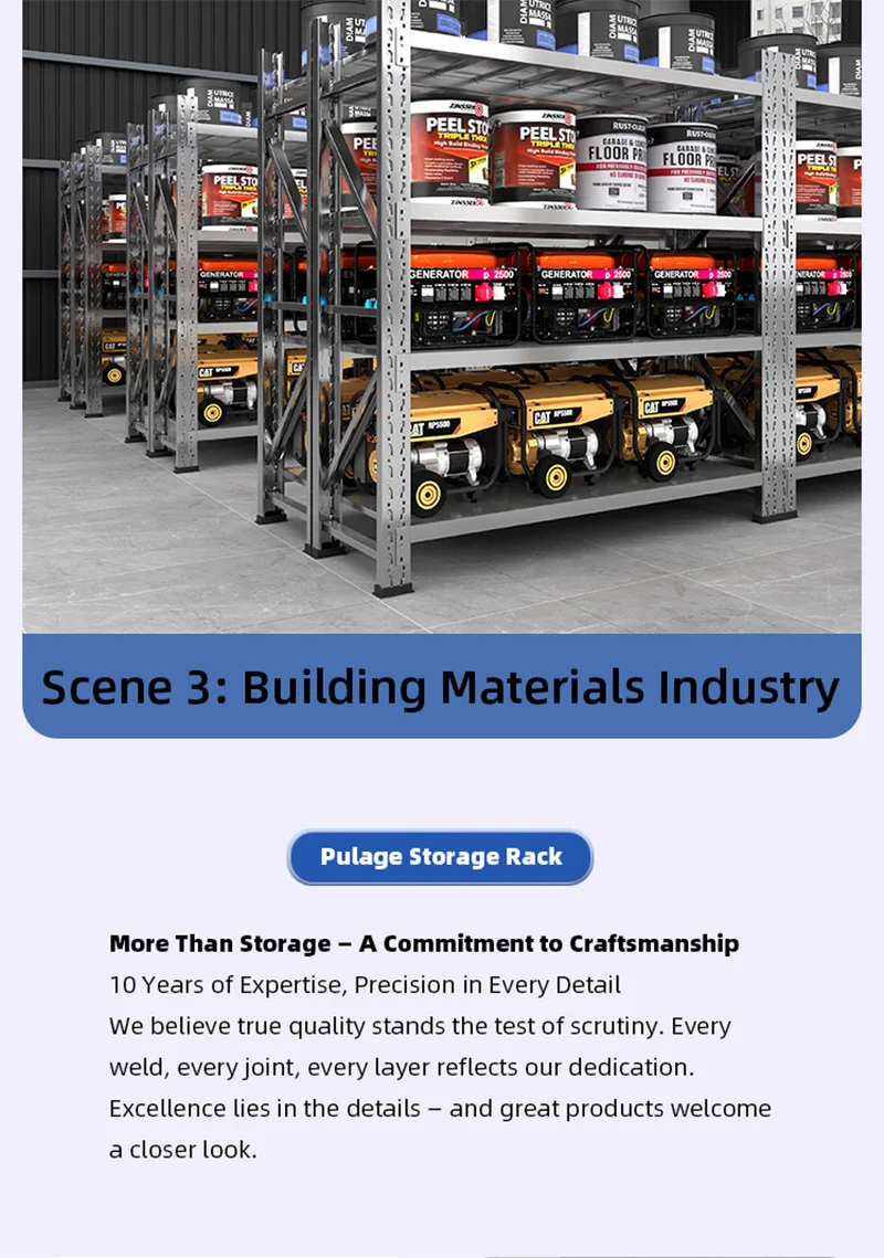 Product Introduction: Stainless Steel Storage Rack SUS201 with Adjustable Shelves for Warehouse and Commercial Use