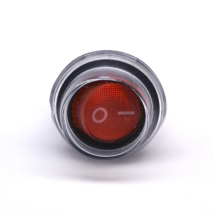 Best Sellers Round Hole Rocker Switch Round Rocker Toggle Switch Shell Housing 12v Led