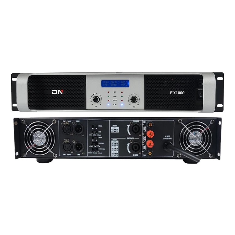 450w Class AB 2U 2 Two Channels Ajiepak Power Amp Amplifier Professional Alelectrnica Audio Amplifier