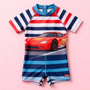 Oeko Tex Children One Piece Swimwear Swimming Baby Swimsuit Bathing Suit Boutique Children Swim Clothes for Little Girl