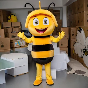 Shengye Custom CE Customized Inflatable Yellow Insect Bee Costume Cute Cartoon Character Adult Party Advertising Mascot Costume