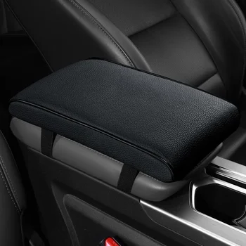 2025 New Black Car Armrest Box Pad with Memory Foam Heightening Functional Storage Box Car Armrest Console Box