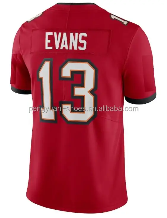 Wholesale Best Quality #12 Tom Brady #13 Mike Evans #87 Rob Gronkowski #14  Chris Godwin #45 Devin White #54 Lavonte David Jersey From m.