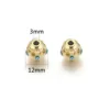 Round Bead Evil Eye-Gold