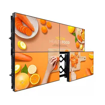 49 55 65 Inch 4k Video Wall Screen Bezel Advertising Cheap Price Panel Indoor Display Hd Splicing Screen Lcd Video Wall