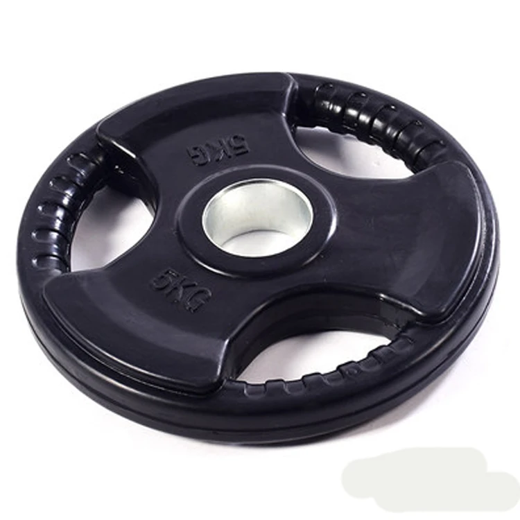 С резиновым покрытием Tri сцепление для поднятия тяжестей