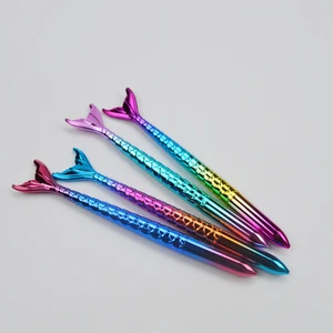 Novelty Stationery Gift Custom Pens Promotional Mermaid Glitter Creative Ballpoint Pen