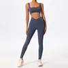Bra+Leggings - Slate Blue