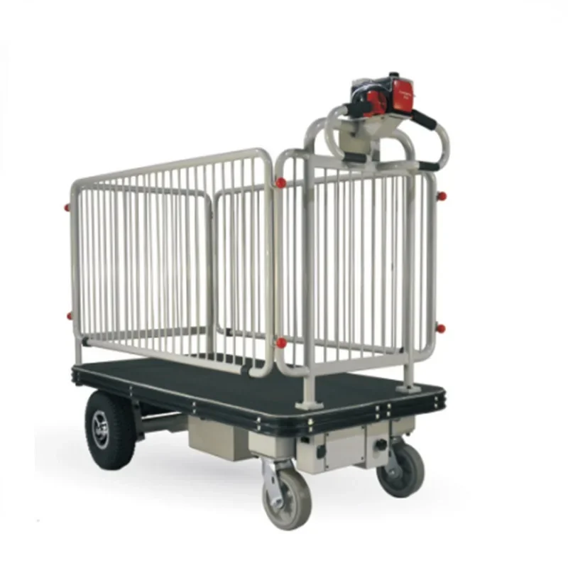 Electric Power Platform Cart Manufacture Handling Electric Mini Dumper Trolley Hand Truck Electric Platform Cart Material