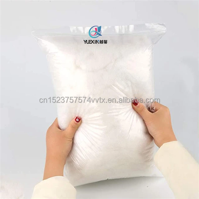 High Quality White Pp Cotton For Stuffed Filling Custom Size Polyester
