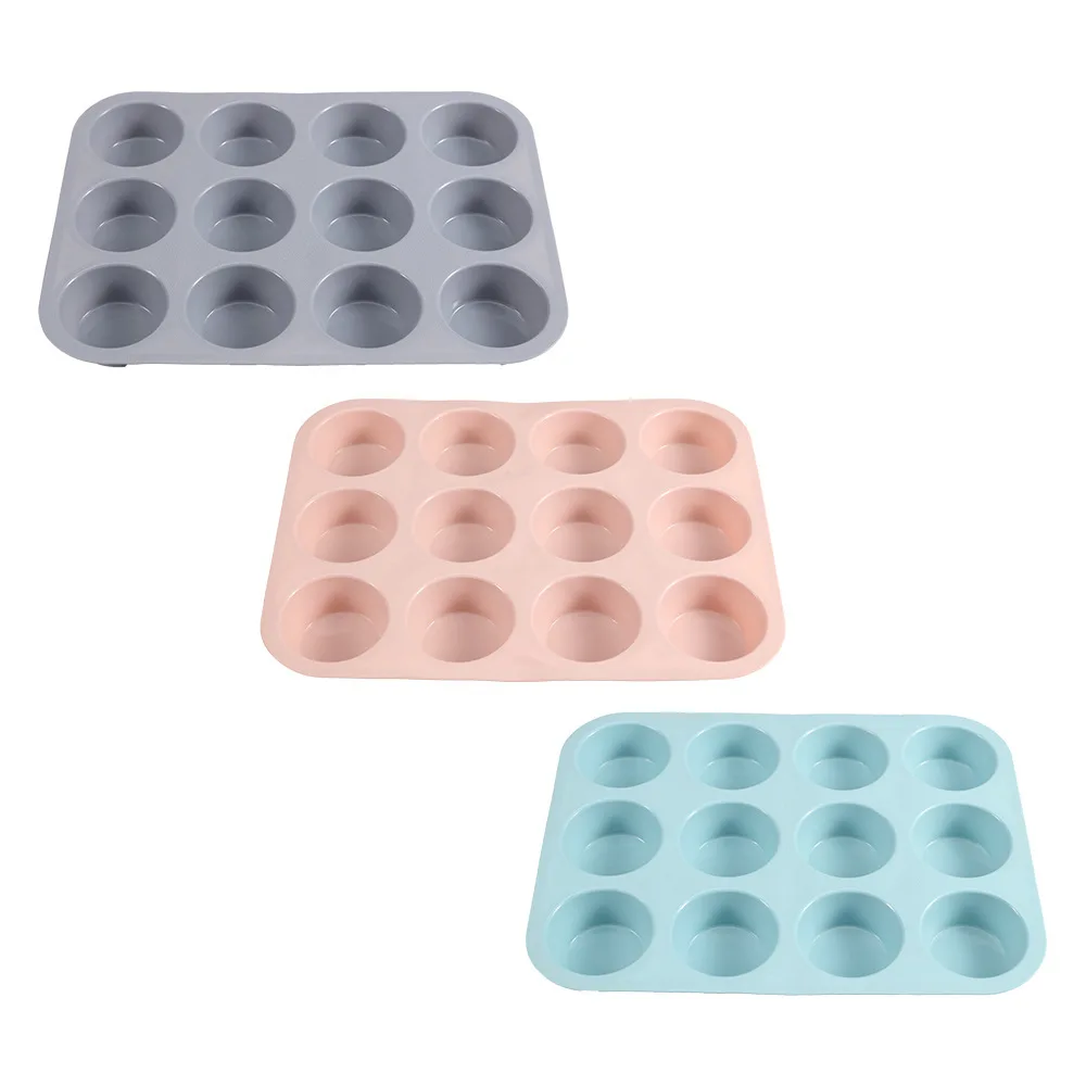 Silicone Muffin Cup and Baking Mold for Chocolate Pudding Jelly Mousse Cake Baking Tools