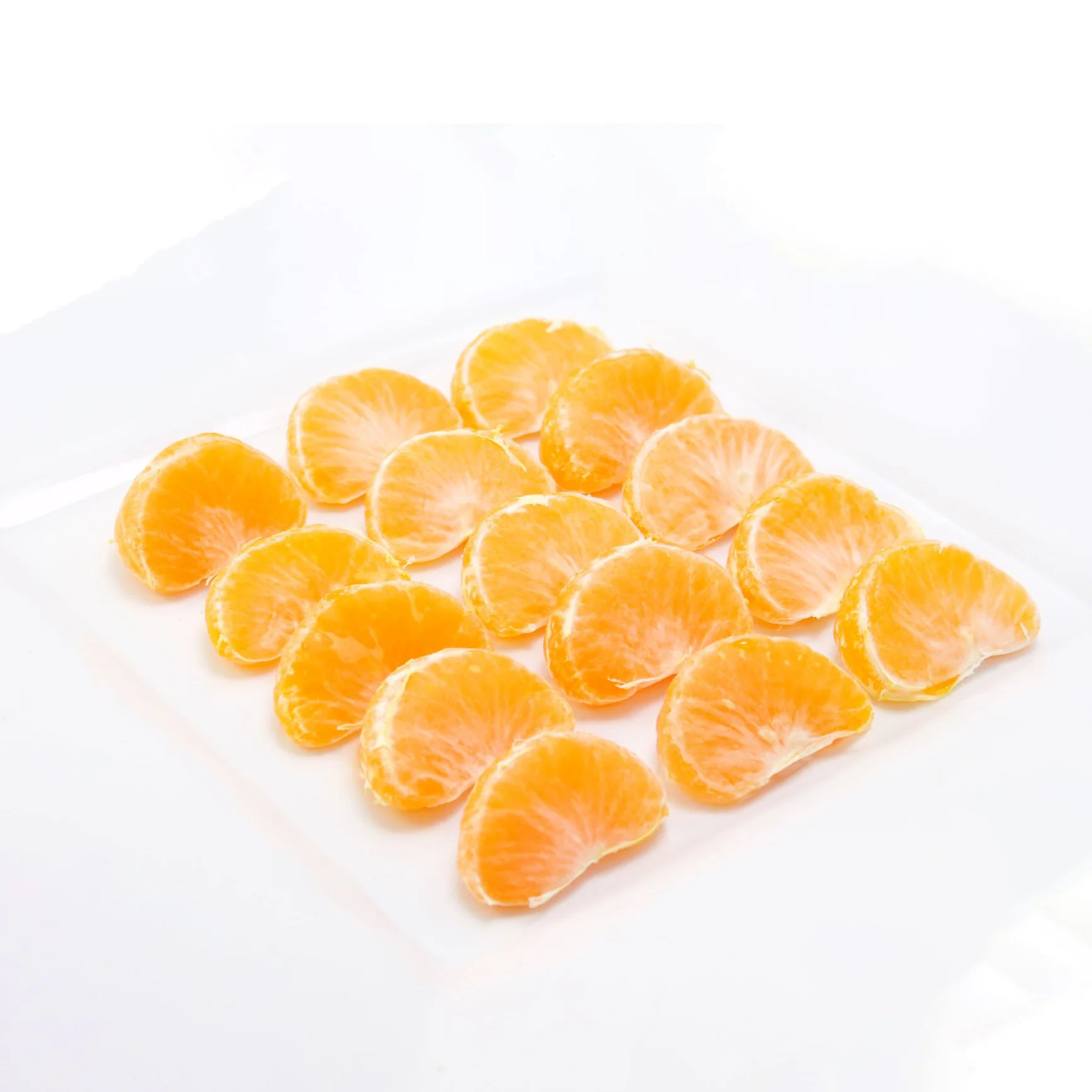 IQF Frozen Mandarin Orange Slices Peeled Frozen Citrus Can Be Used