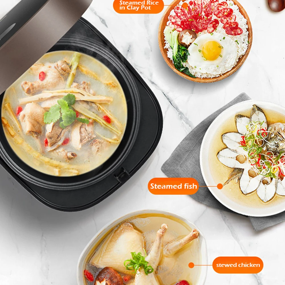 Rice Cooker Multi Function Smart Home Digital  Electric Ceramic Pot Rice Cooker