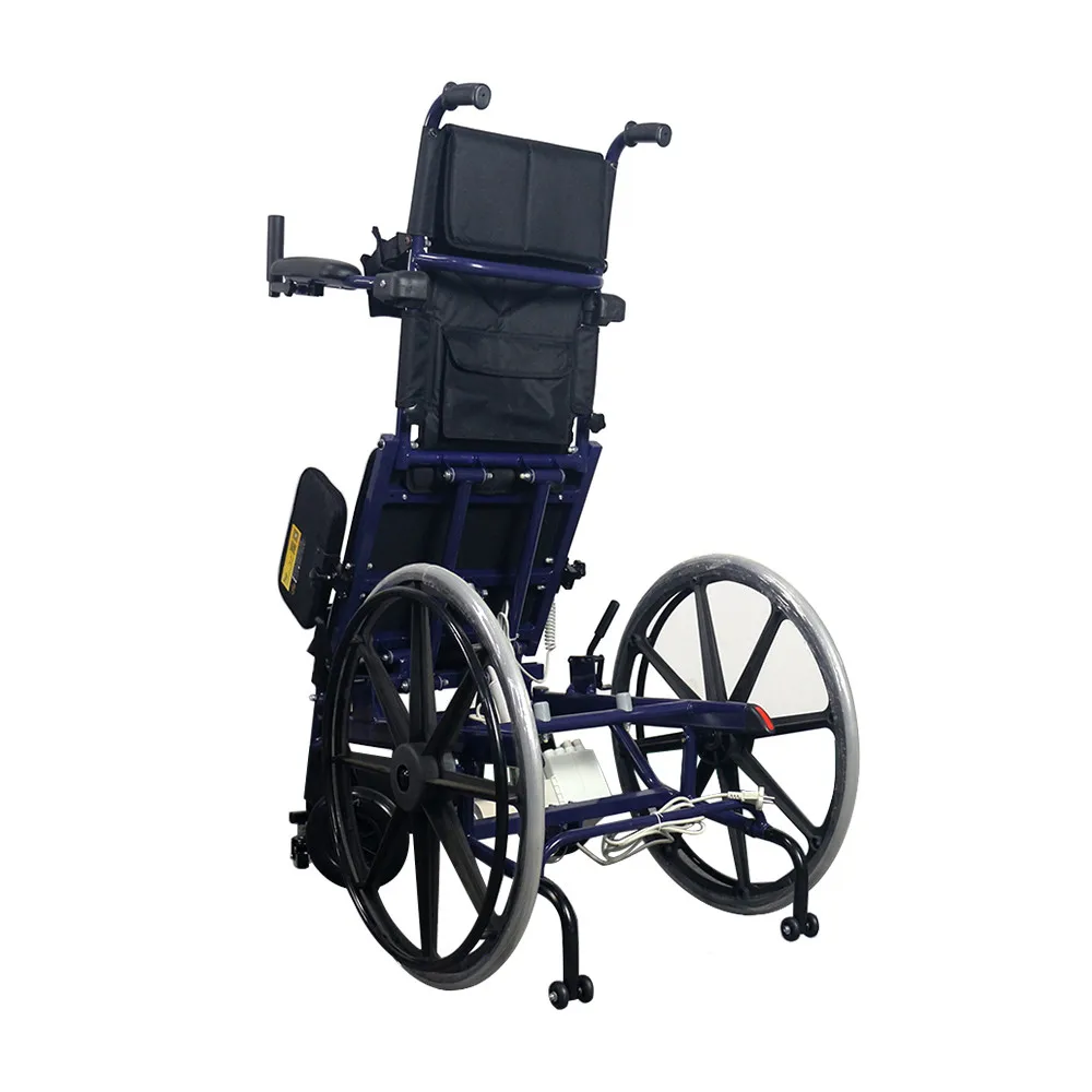 remote controller standing wheelchair Rehabilitation Therapy Supply Manual Standing Wheelchair handicapped wheelchairs-BZ-TM01 details