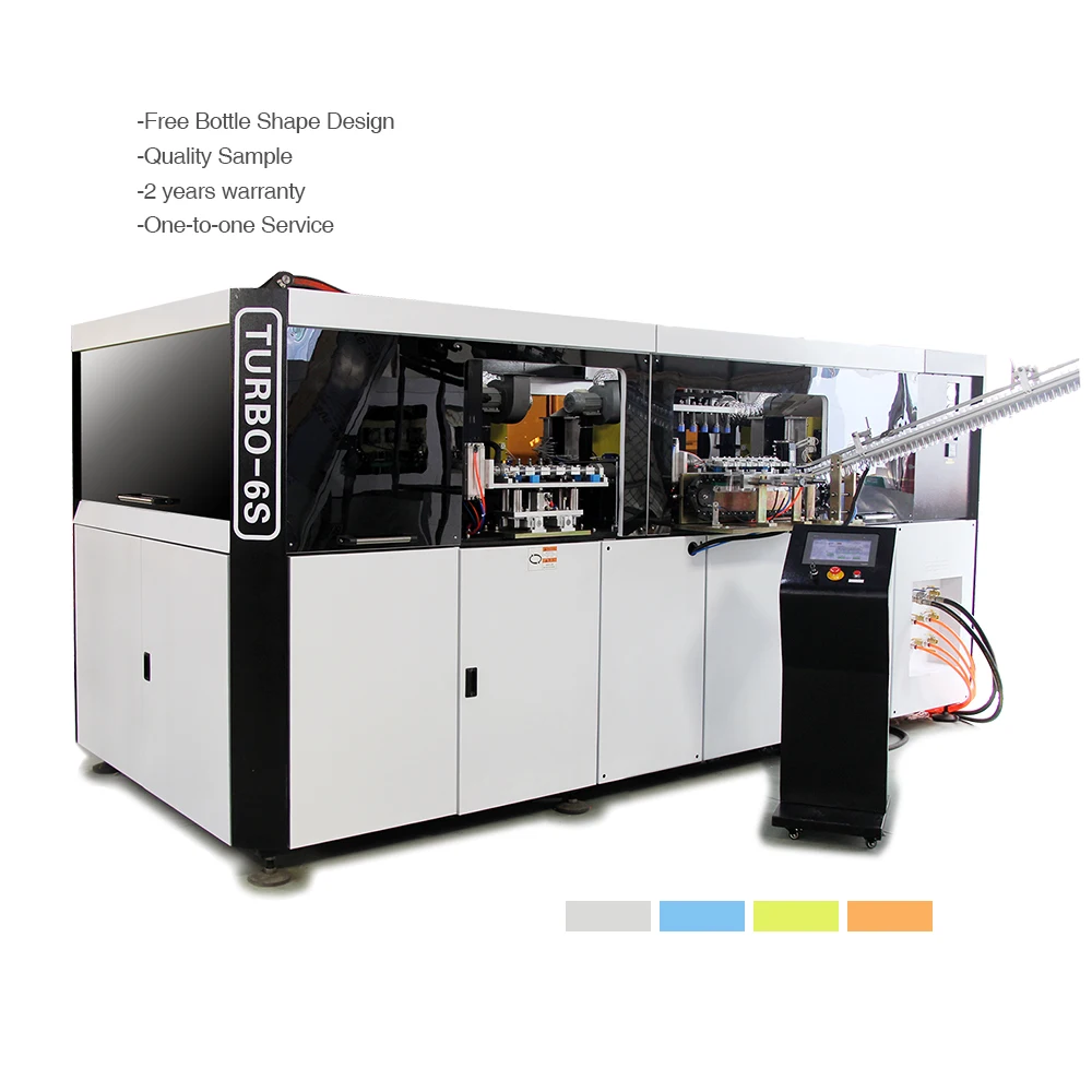 Customized automatic 6 cavity bottle maker machine TURBO-6S