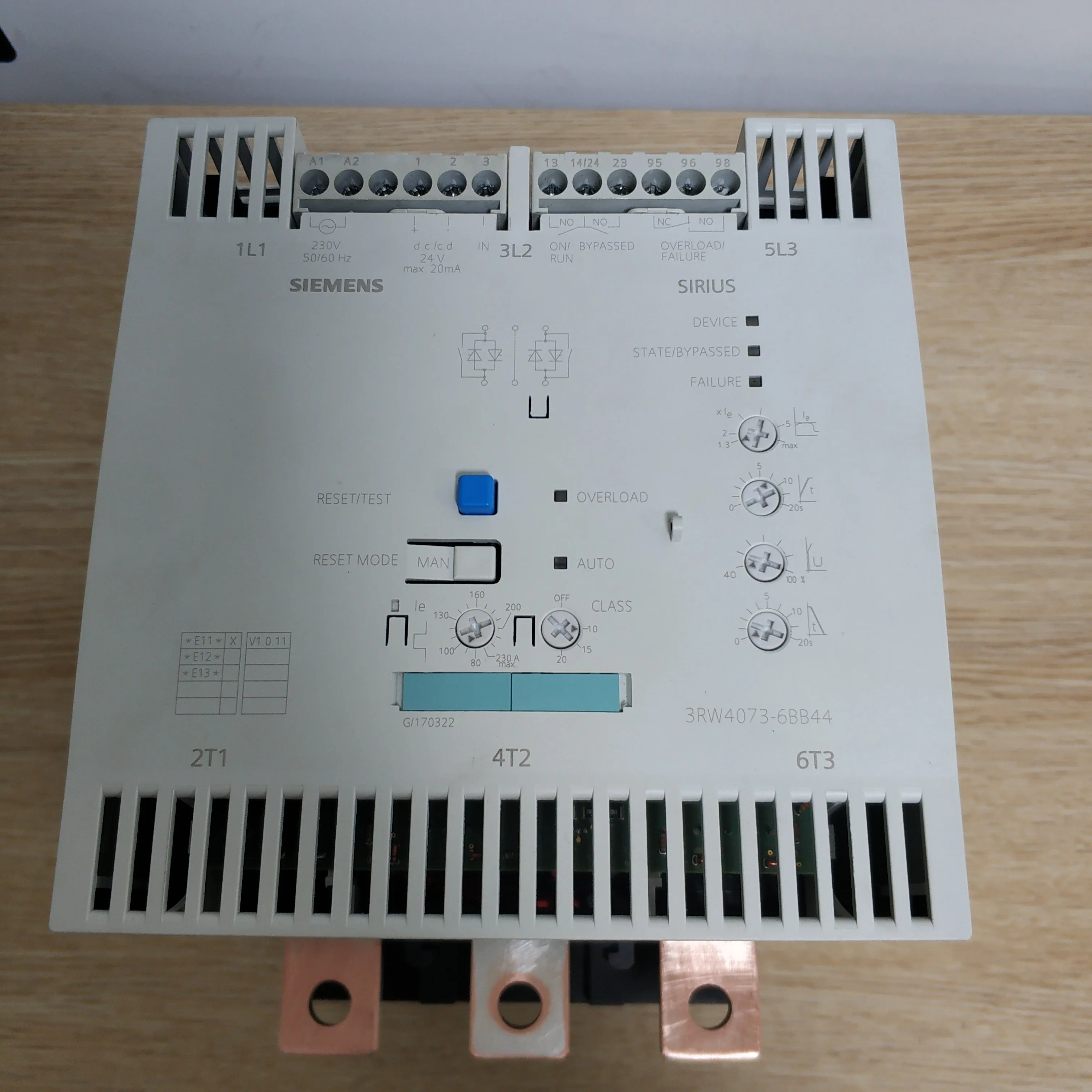 Siemens Ac Semiconductor Motor Starter 3rw4073-6bb44 - Buy Soft Starter ...