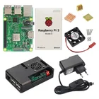 Raspberry Pi 3 Model B or Raspberry Pi 3 Model B Plus Board + ABS Case + Power Supply Mini PC Pi 3B/3B+ with WiFi&amp;Blue tooth