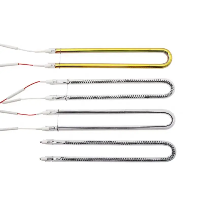 Оптовая Продажа оптовая продажа прозрачная кварцевая трубка из углеродного волокна r7s Инфракрасная тепловая лампа для кухонных животных