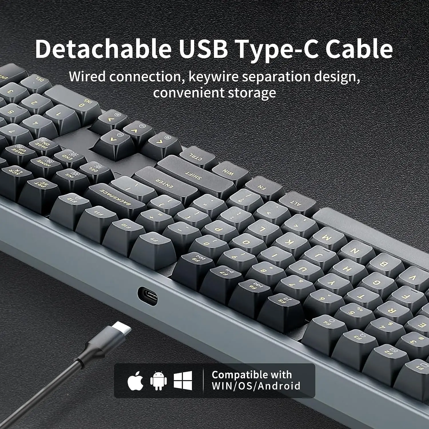 Hexgears I2 Series Aluminum Alloy Shell Ptb Key Cap Mechanical Keyboard